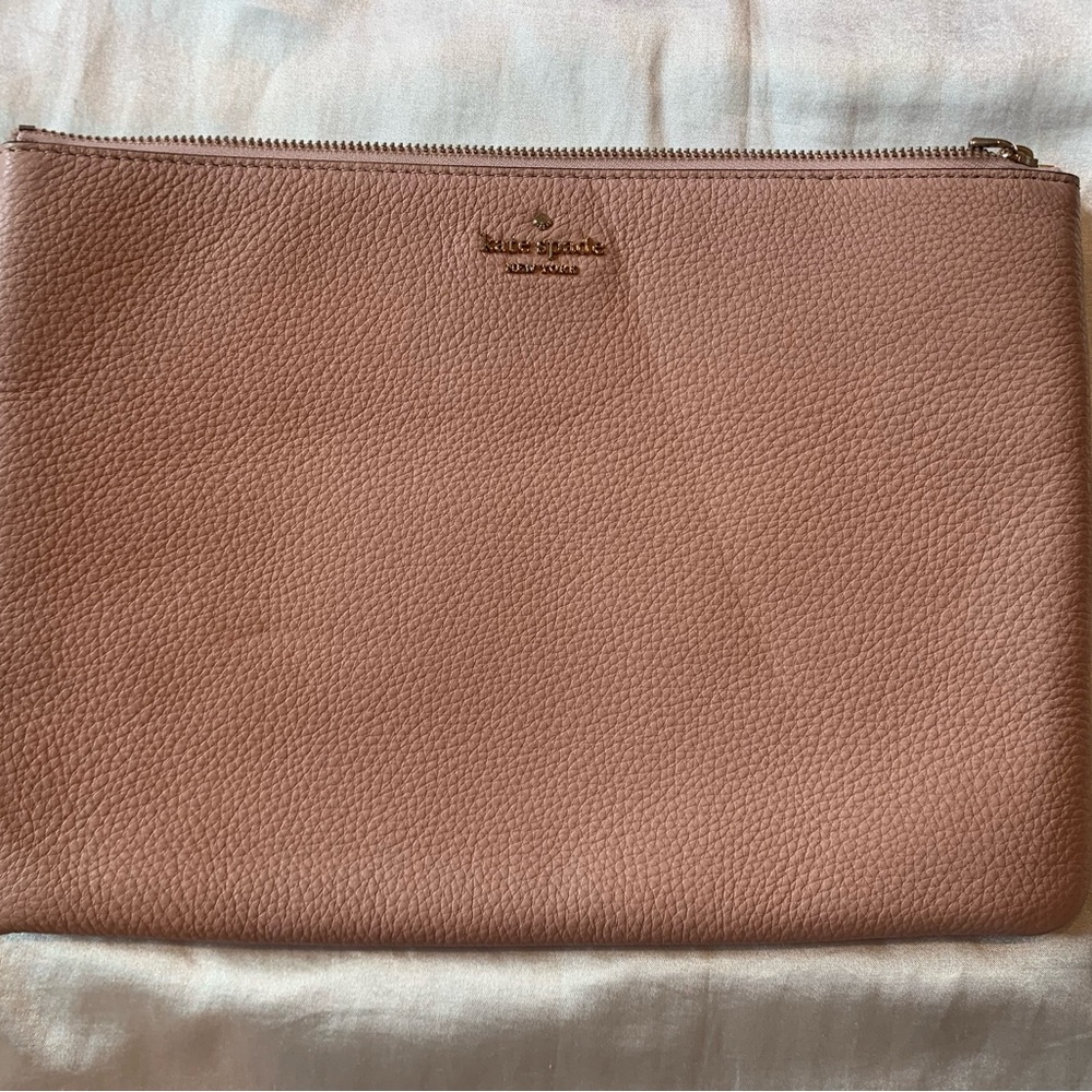 Kate Spade Blush Leather Pouch